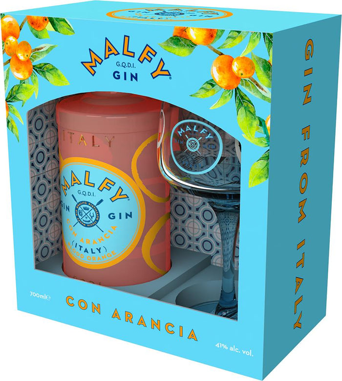 Malfy Arancia Gin & Glass Gift Set - Gin - Black Market