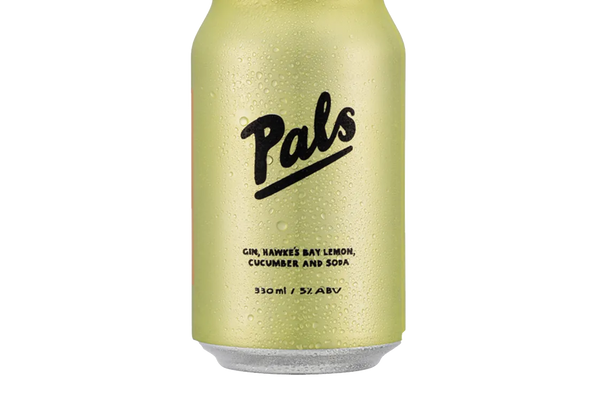 Pals Gin, Hawke’s Bay Lemon, Cucumber & Soda (330ml) (6x10pk) - Gin - Black Market