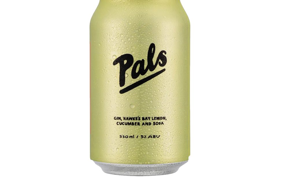 Pals Gin, Hawke’s Bay Lemon, Cucumber & Soda (330ml) (6x10pk) - Gin - Black Market