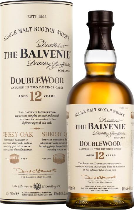 Balvenie 12YO Doublewood Single Malt Scotch Whisky (700ml) - Whisky - Black Market