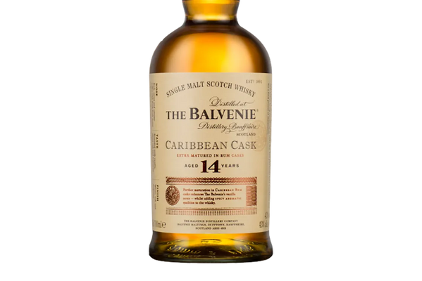 Balvenie 14YO Caribbean Cask Single Malt Scotch Whisky (700ml) - Whisky - Black Market