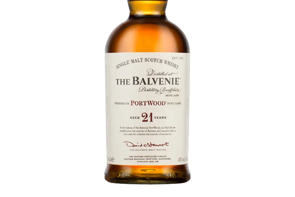 Balvenie 21YO Portwood Single Malt Scotch Whisky (700ml) - Whisky - Black Market