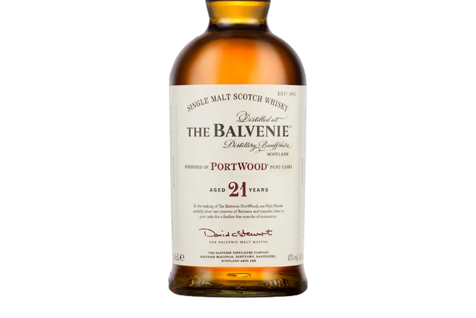 Balvenie 21YO Portwood Single Malt Scotch Whisky (700ml) - Whisky - Black Market