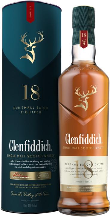 Glenfiddich 18YO Single Malt Scotch Whisky (700ml) - Whisky - Black Market