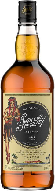 Sailor Jerry Spiced Rum (1L) - Rum - Black Market