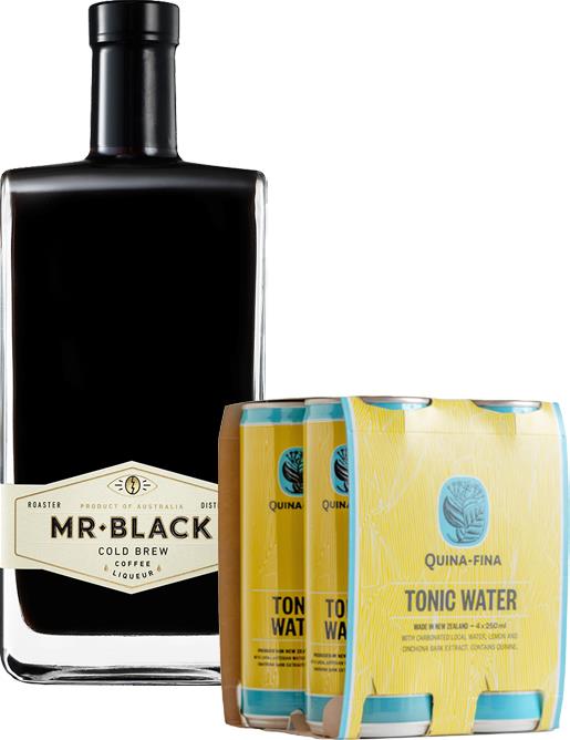 Mr Black Coffee Liqueur & Tonic Collection - Mixed Case - Black Market