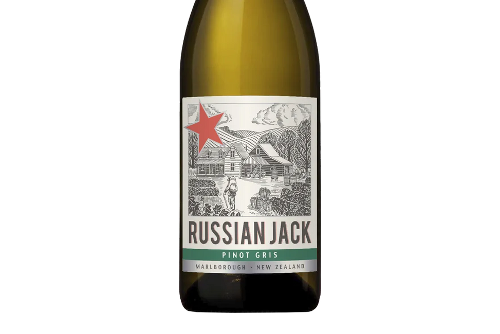 Russian Jack Marlborough Pinot Gris 2022 - Pinot Gris - Black Market