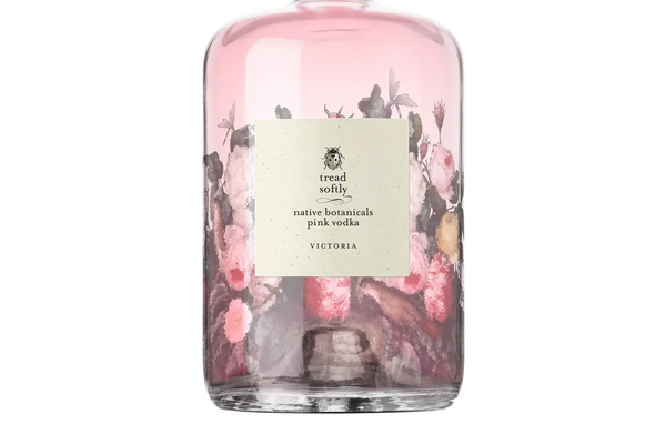 Tread Softly Native Botanicals Pink Vodka (700ml) - Vodka - Black Market