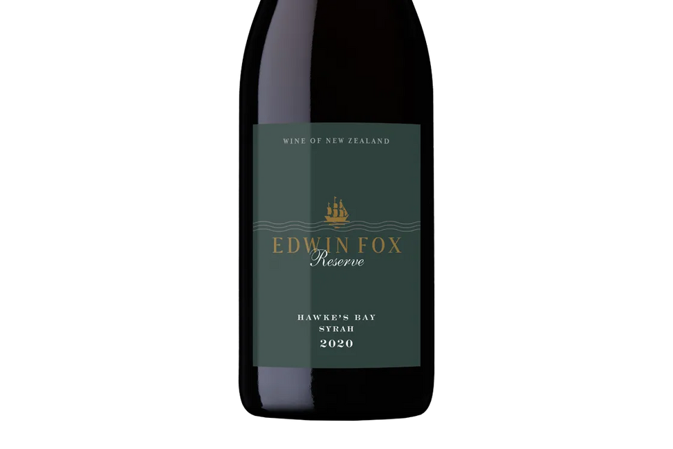 Edwin Fox Reserve Hawke's Bay Syrah 2020 - Syrah - Black Market