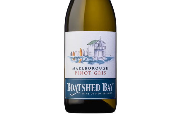 Boatshed Bay Marlborough Pinot Gris 2022 - Pinot Gris - Black Market
