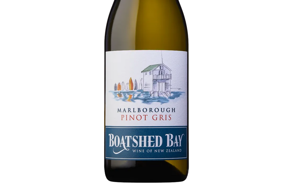Boatshed Bay Marlborough Pinot Gris 2022 - Pinot Gris - Black Market