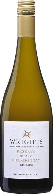 Wrights Reserve Organic Gisborne Chardonnay 2022 - Chardonnay - Black Market