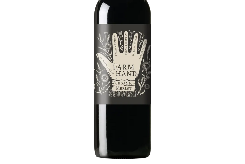 Farm Hand Monash Valley Organic Merlot 2022 (Australia) - Merlot - Black Market