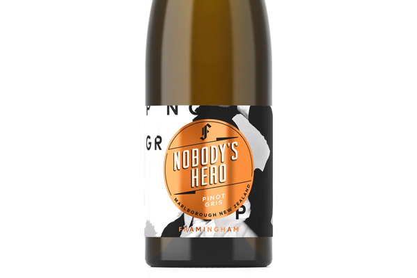 Framingham's 'Nobody's Hero' Marlborough Pinot Gris 2022 - Pinot Gris - Black Market