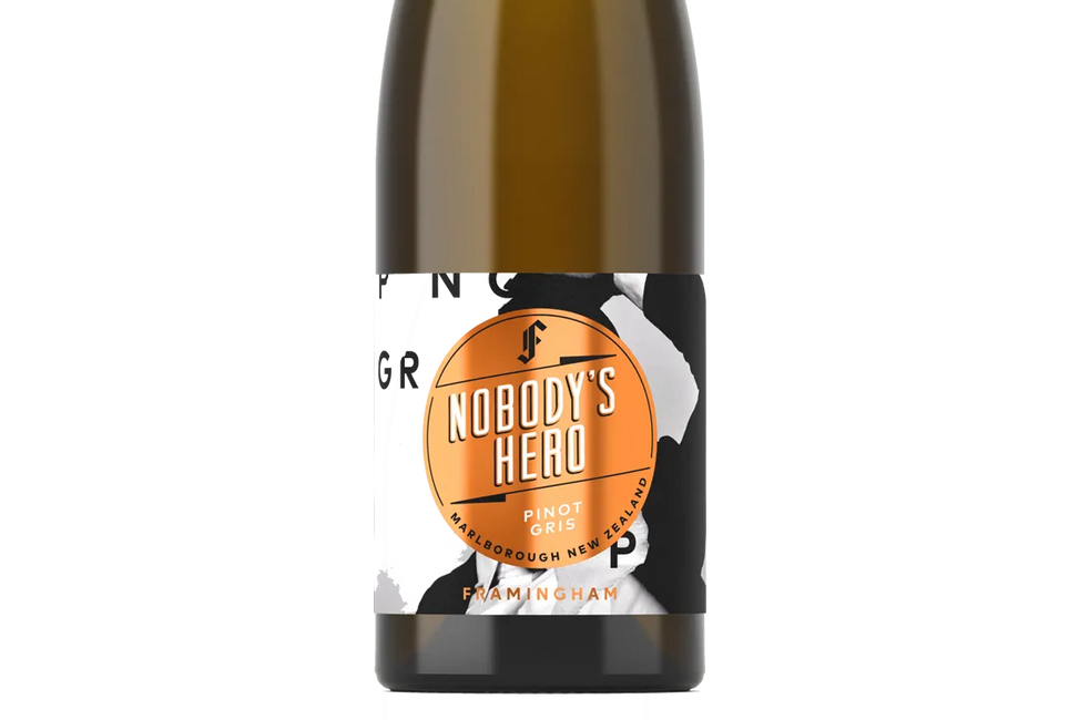 Framingham's 'Nobody's Hero' Marlborough Pinot Gris 2022 - Pinot Gris - Black Market