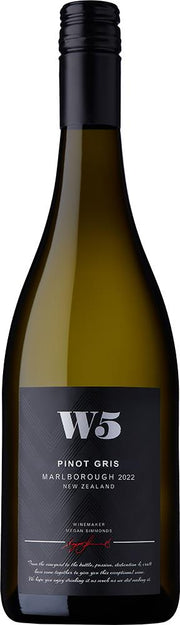 W5 Marlborough Pinot Gris 2022 (Second Release) - Pinot Gris - Black Market
