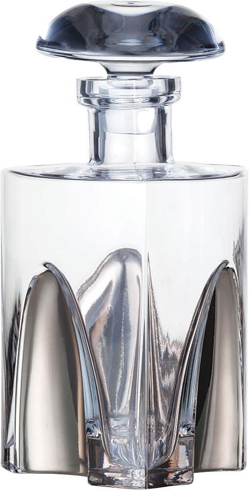 Eisch GENTLEMAN Platinum Whiskey Decanter - Glass - Black Market
