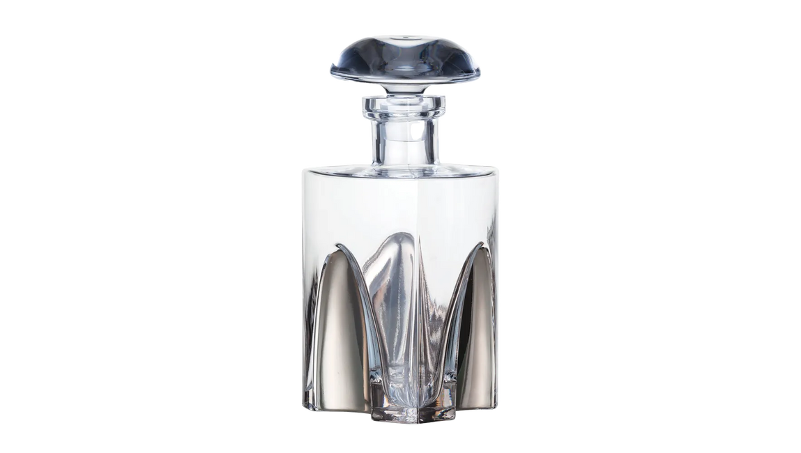 Eisch GENTLEMAN Platinum Whiskey Decanter - Glass - Black Market