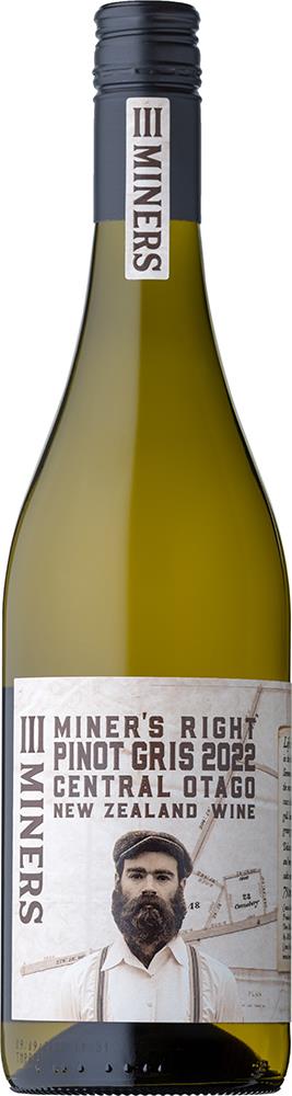 Three Miners Miner’s Right Central Otago Pinot Gris 2022 - Pinot Gris - Black Market