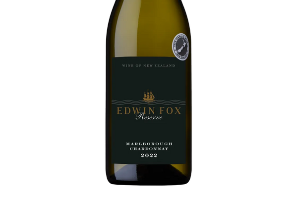 Edwin Fox Reserve Marlborough Chardonnay 2022 - Chardonnay - Black Market