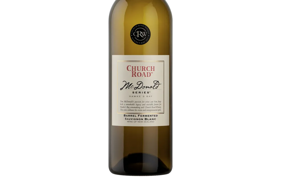 Church Road McDonald Series Barrel-Fermented Hawke's Bay Sauvignon Blanc 2019 - Sauvignon Blanc - Black Market