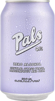 Pals 0% Central Otago Peach, Passionfruit & Soda (330ml) - Pre-Mixed - Black Market