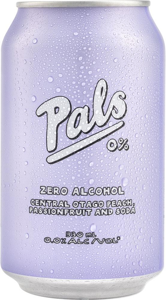 Pals 0% Central Otago Peach, Passionfruit & Soda (330ml) - Pre-Mixed - Black Market