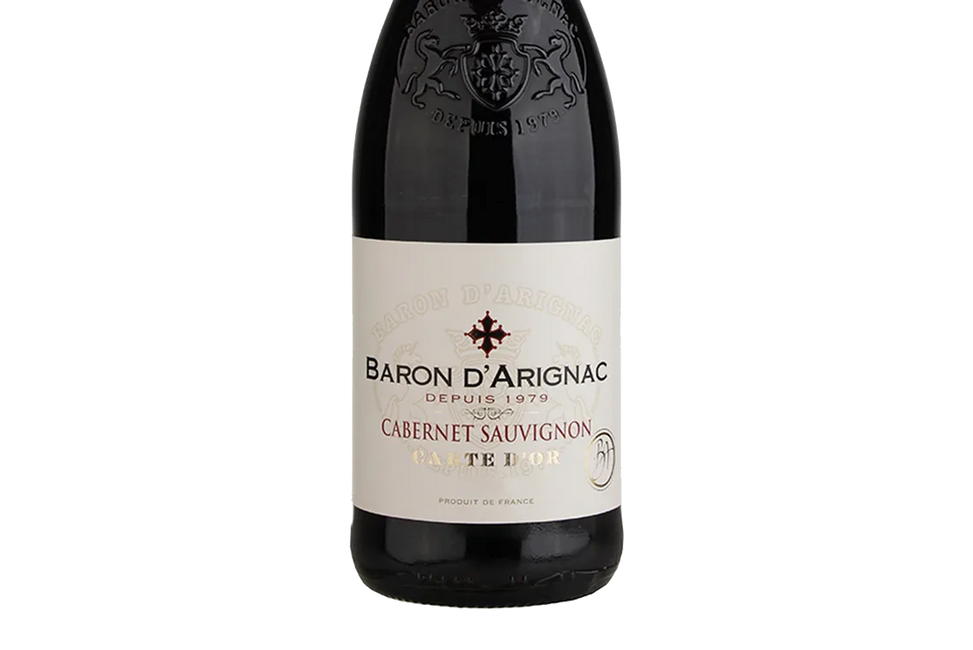 Baron d’Arignac Carte d'Or Cabernet Sauvignon 2021 (France) - Cabernet Sauvignon - Black Market