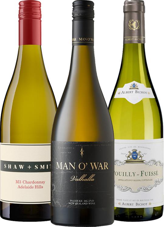 The Wine Club By BM Global Greats Chardonnay Release - Mixed Case - Black Market
