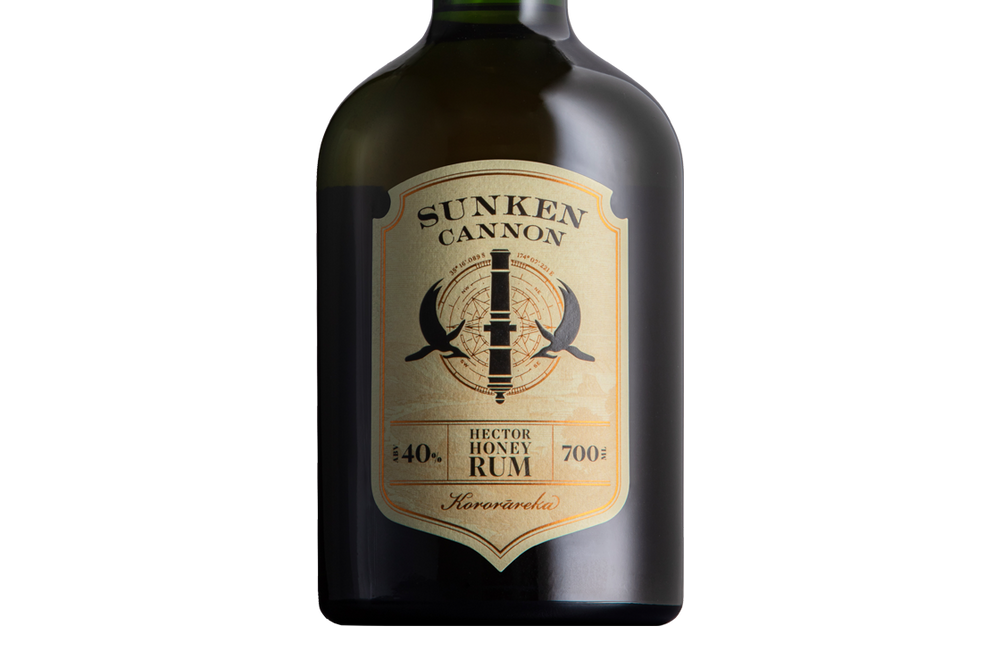 Sunken Cannon Hector Honey Rum (700ml) - Rum - Black Market