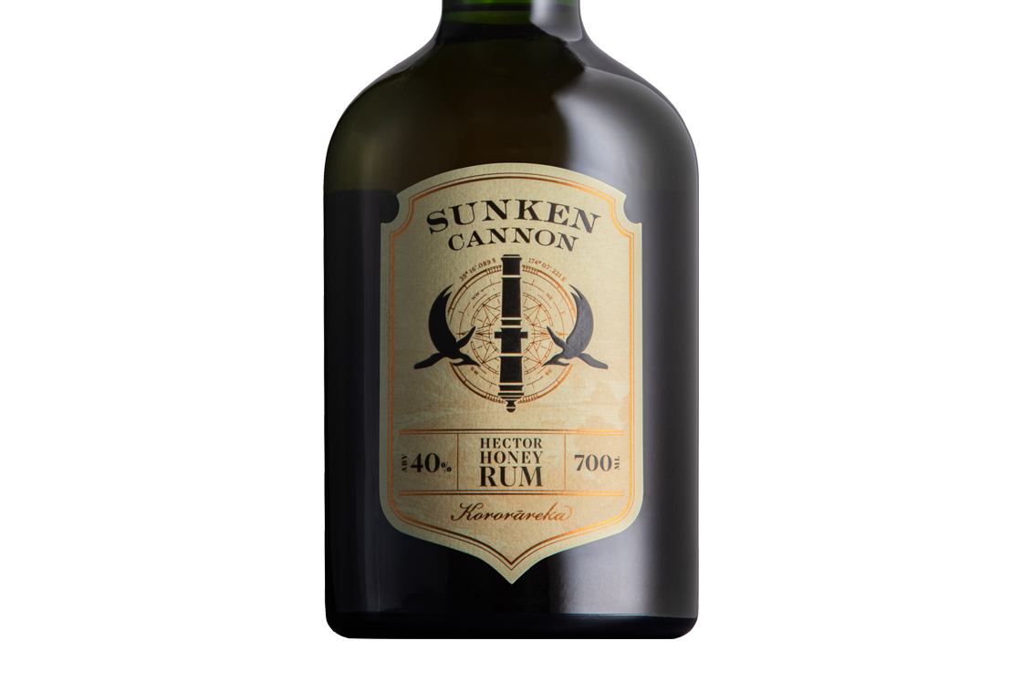 Sunken Cannon Hector Honey Rum (700ml) - Rum - Black Market