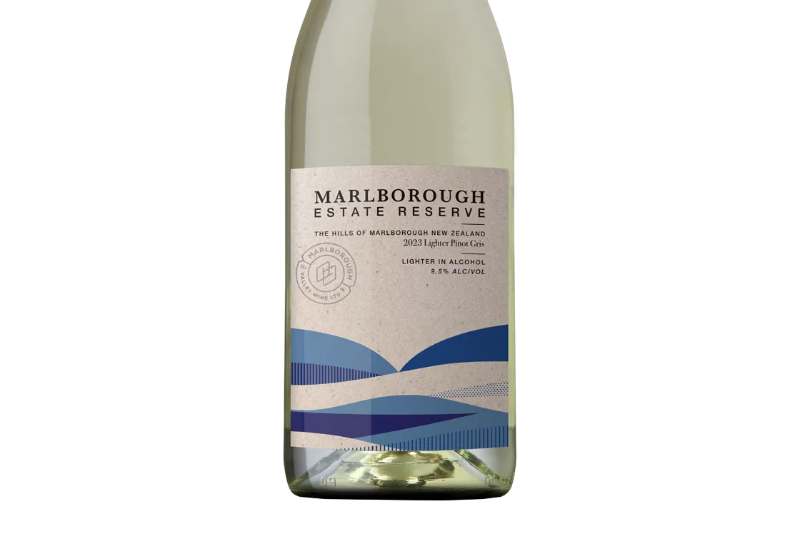 Marlborough Estate Reserve Lighter Pinot Gris 2023 - Pinot Gris - Black Market