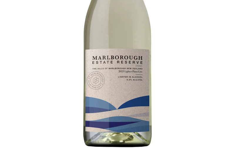 Marlborough Estate Reserve Lighter Pinot Gris 2023 - Pinot Gris - Black Market