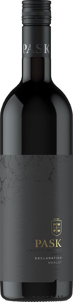 Pask Declaration Gimblett Gravels Hawke's Bay Merlot 2019 - Merlot - Black Market