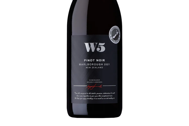 W5 Marlborough Pinot Noir 2021 - Pinot Noir - Black Market