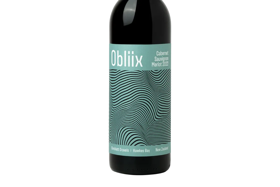 Obliix Gimblett Gravels Hawke's Bay Cabernet Sauvignon Merlot 2022 - Cabernet Sauvignon - Black Market