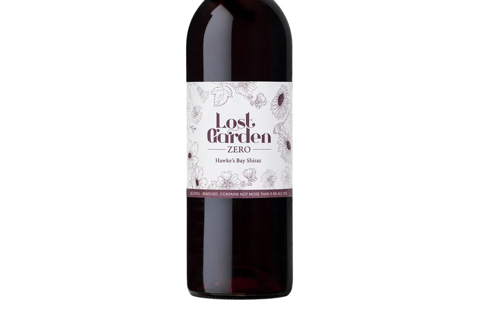 Lost Garden Zero Alcohol Hawke's Bay Shiraz 2022 - Shiraz - Black Market