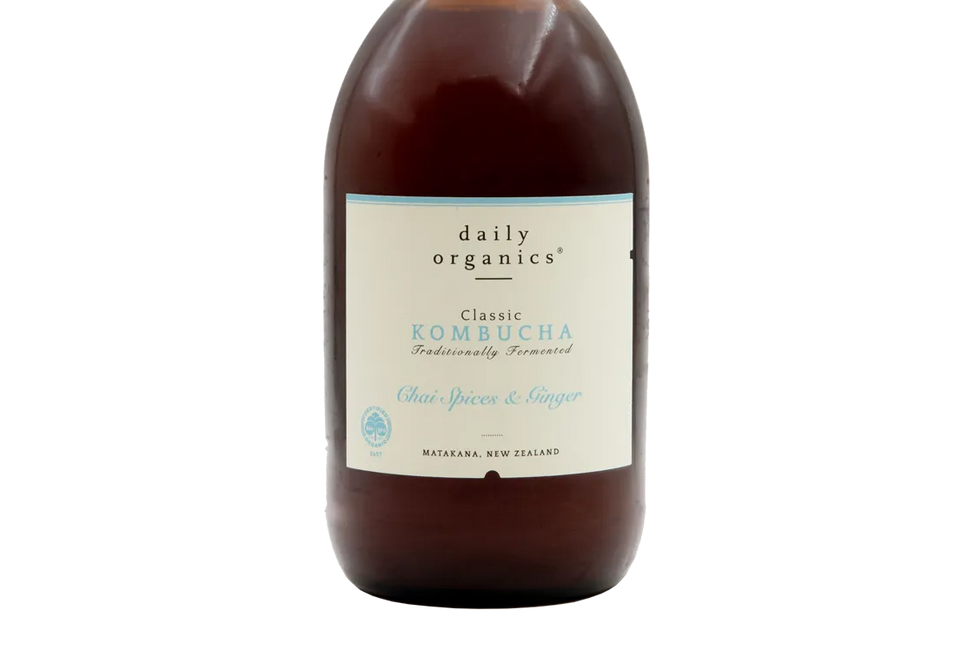 Daily Organics Chai Spices & Ginger Classic Kombucha (1L) - Kombucha - Black Market