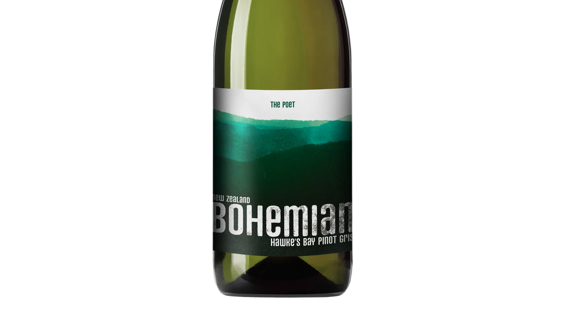 Bohemian The Poet Hawke's Bay Pinot Gris 2023 - Pinot Gris - Black Market