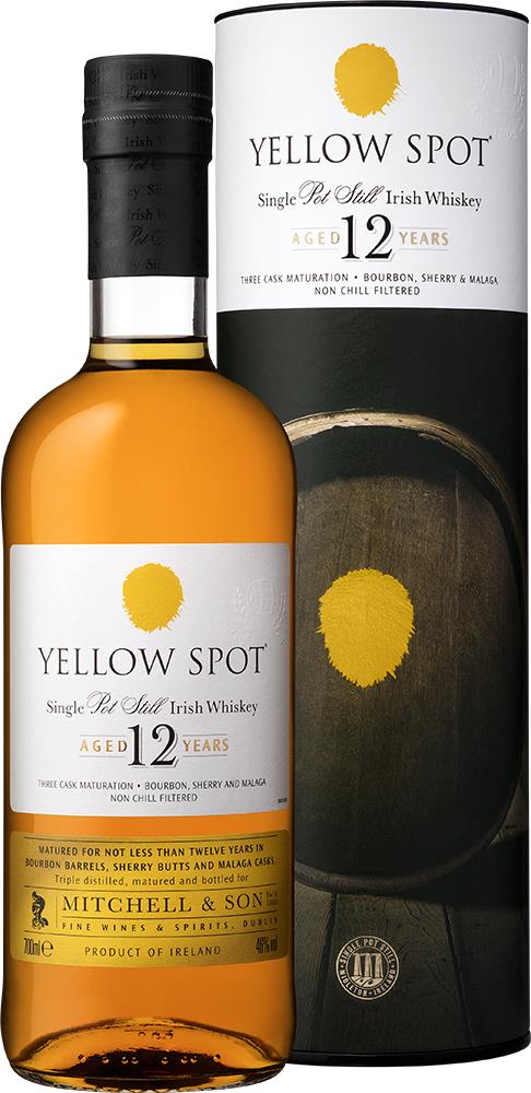 Mitchell & Son Yellow Spot 12YO Single Pot Still Whiskey (700ml) - Whisky - Black Market