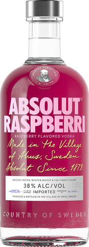 Absolut Raspberri Vodka (700ml) - Vodka - Black Market