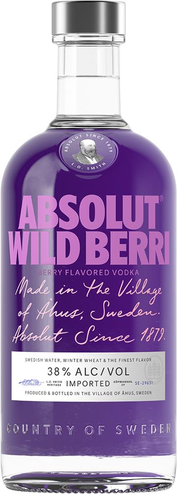 Absolut Wild Berri Vodka (700ml) - Vodka - Black Market
