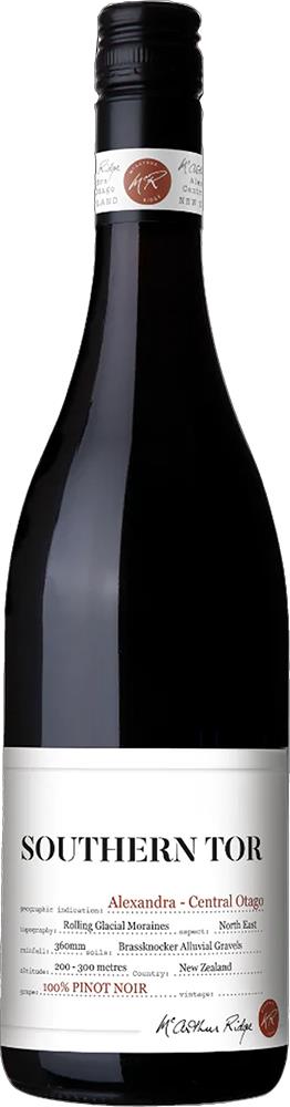 McArthur Ridge Southern Tor Central Otago Pinot Noir 2022 - Pinot Noir - Black Market