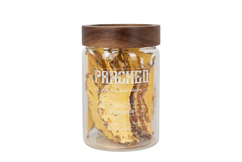 Parched Artisanal Cocktail Garnishes Pineapple (70g Glass Jar) - Garnish - Black Market