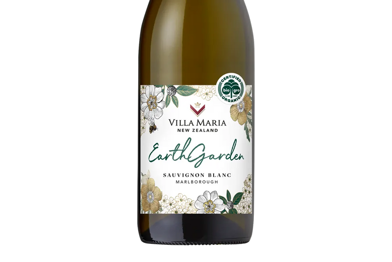 Villa Maria Earth Garden Organic Marlborough Sauvignon Blanc 2025 - Sauvignon Blanc - Black Market