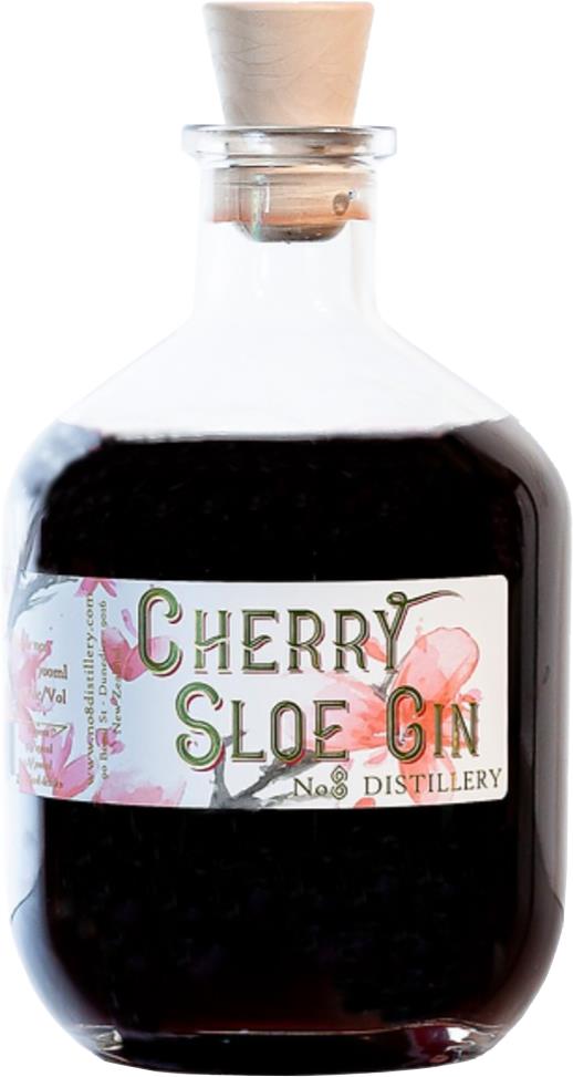 No8 Distillery Cherry Sloe Gin (700ml) - Gin - Black Market