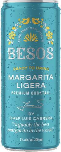 Besos Margarita Ligera Premium Cocktail (200ml) - Pre-Mixed - Black Market
