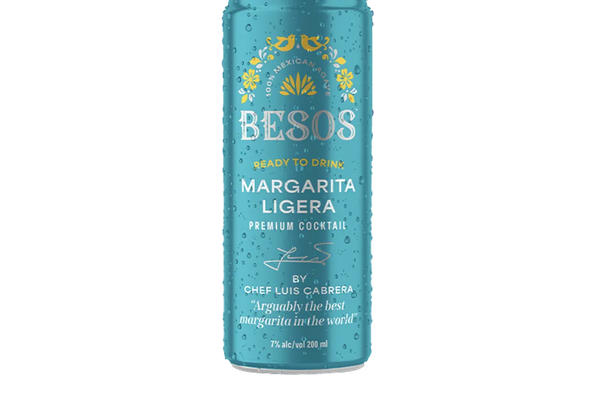 Besos Margarita Ligera Premium Cocktail (200ml) - Pre-Mixed - Black Market