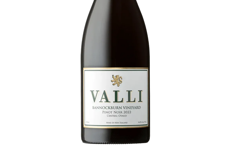 Valli Bannockburn Vineyard Central Otago Pinot Noir 2022 - Pinot Noir - Black Market