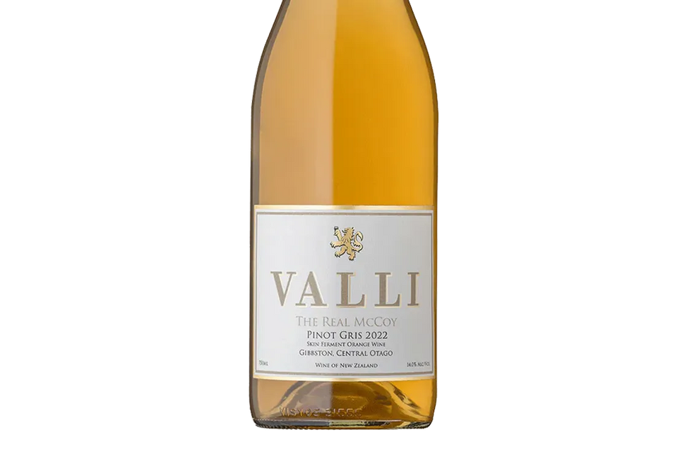 Valli Real McCoy Central Otago Orange Pinot Gris 2022 - Pinot Gris - Black Market